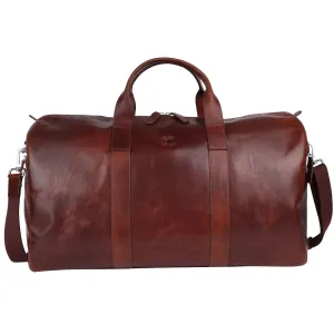 Comfortable Brown Duffle Bag: Stylish and Practical (37x57x19 cm)