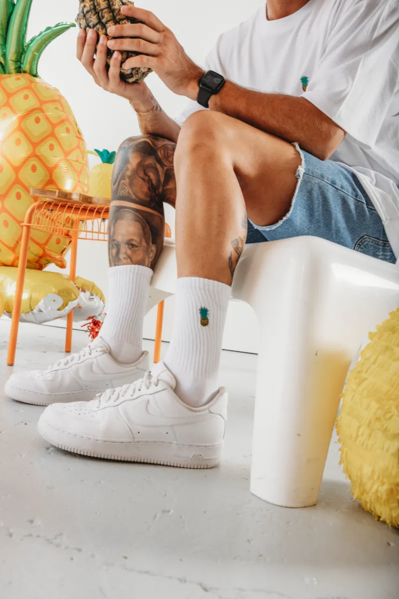 Crew Socks In Pineapple Icon