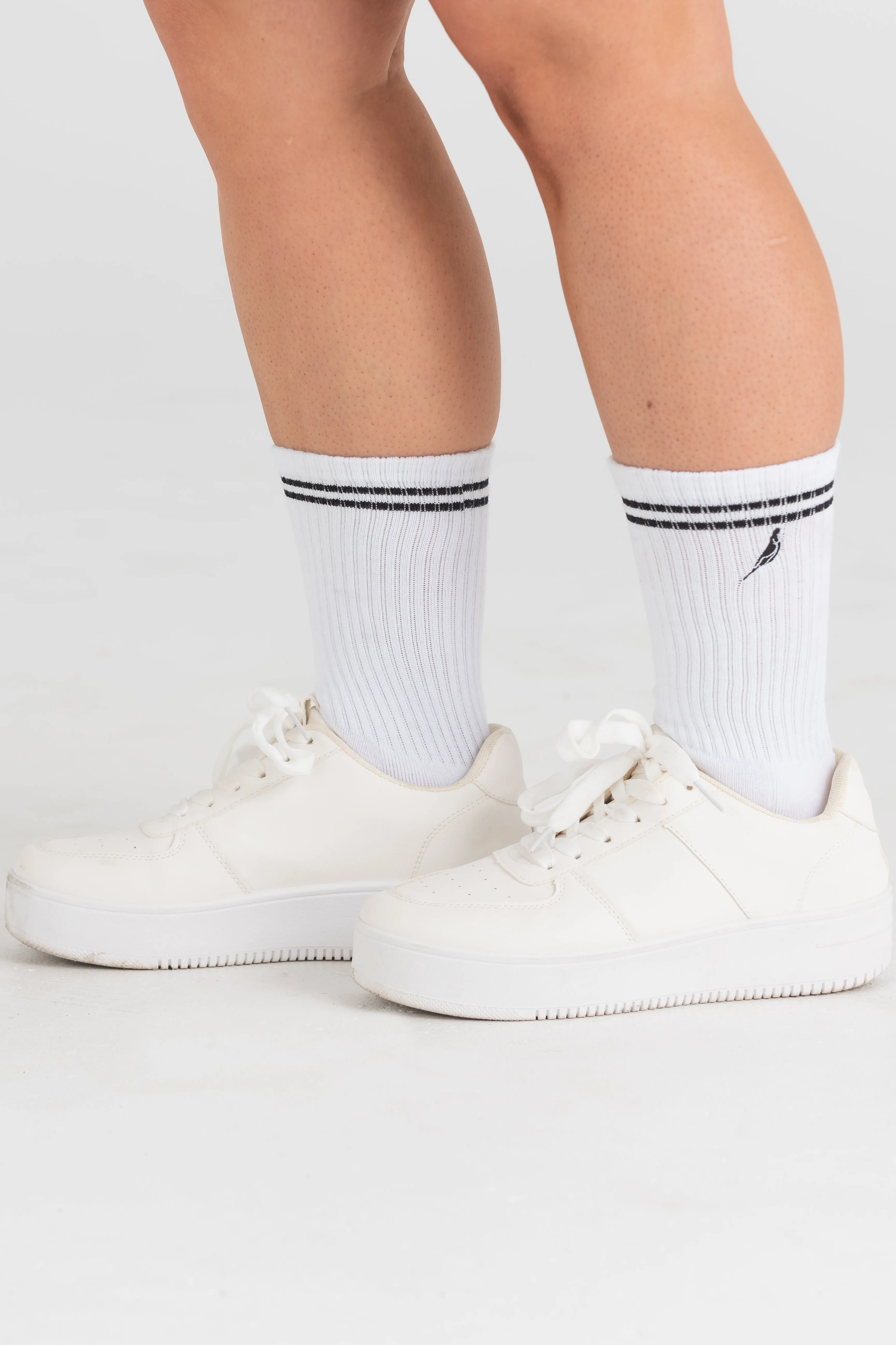 Crew Socks in White