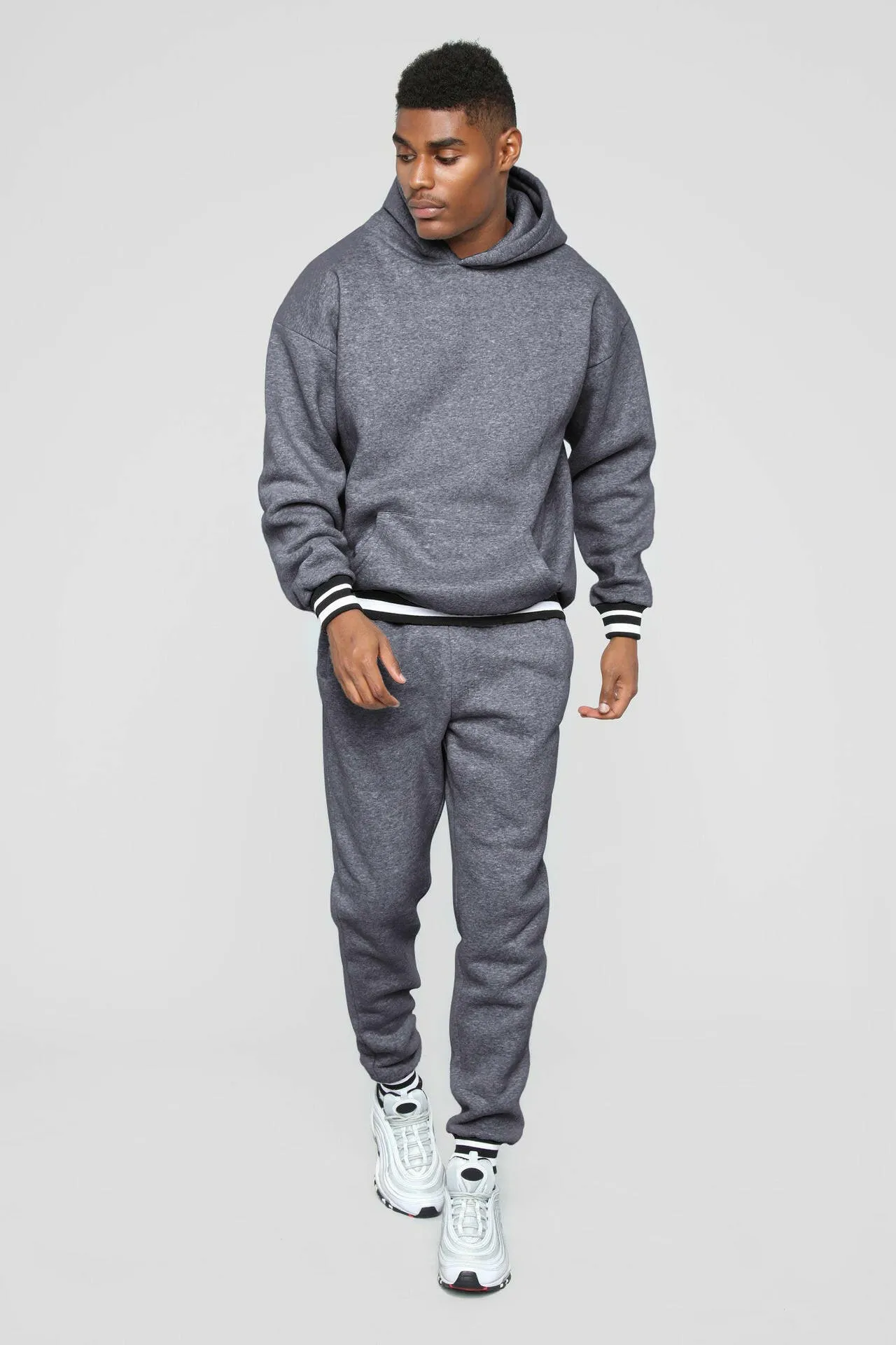 Custom High Quality Men Sweatsuits Set with Blank Design - Premium Comfort & Style