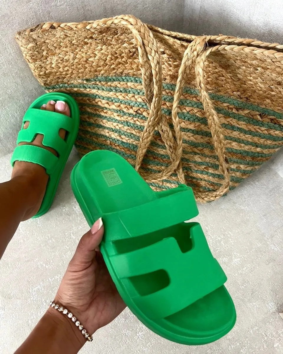 Cut Out Open Toe Strappy Sandals