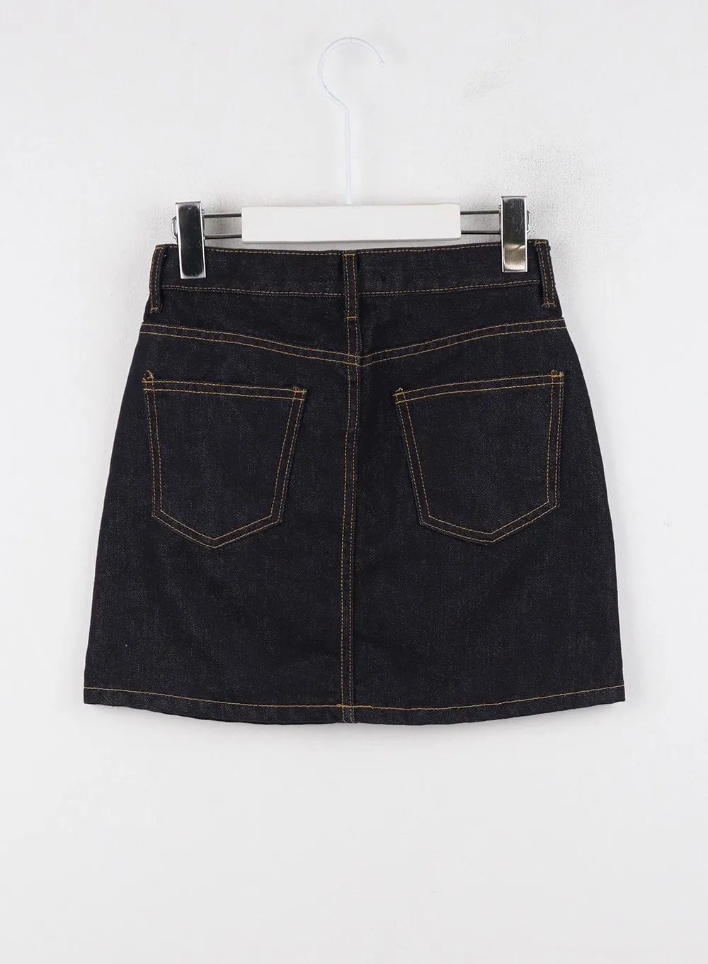 Denim Mid Waist Mini Skirt OD326