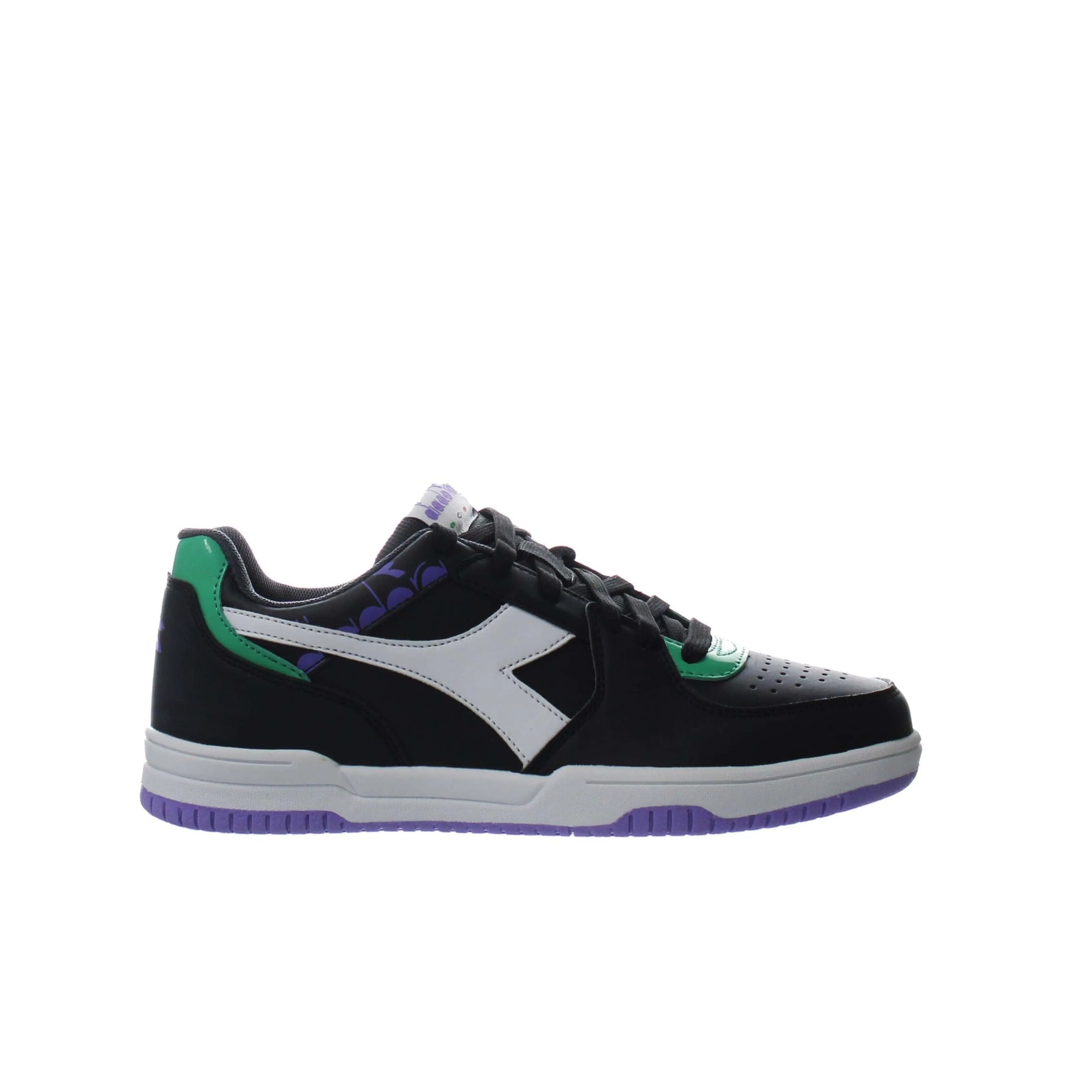 DIADORA - Raptor Lace-Up Black Synthetic Womens Trainers