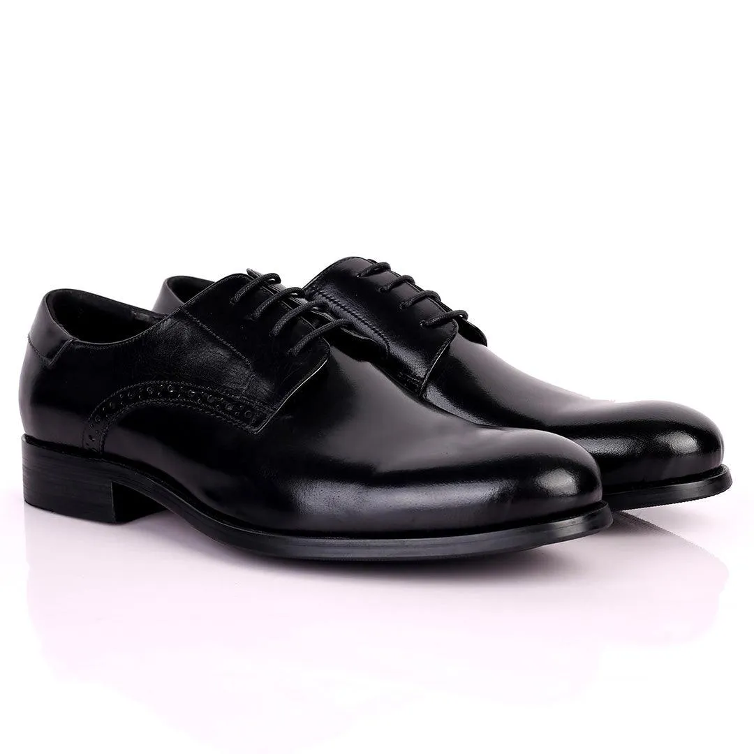 Dino Veratti Lace up Formal Superlative Shoe - Black