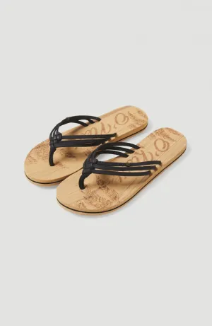 Ditsy Sandals | Black Out