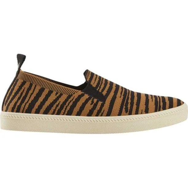 Earth Women's Zen Spree Slip On Sneakers- Zebra