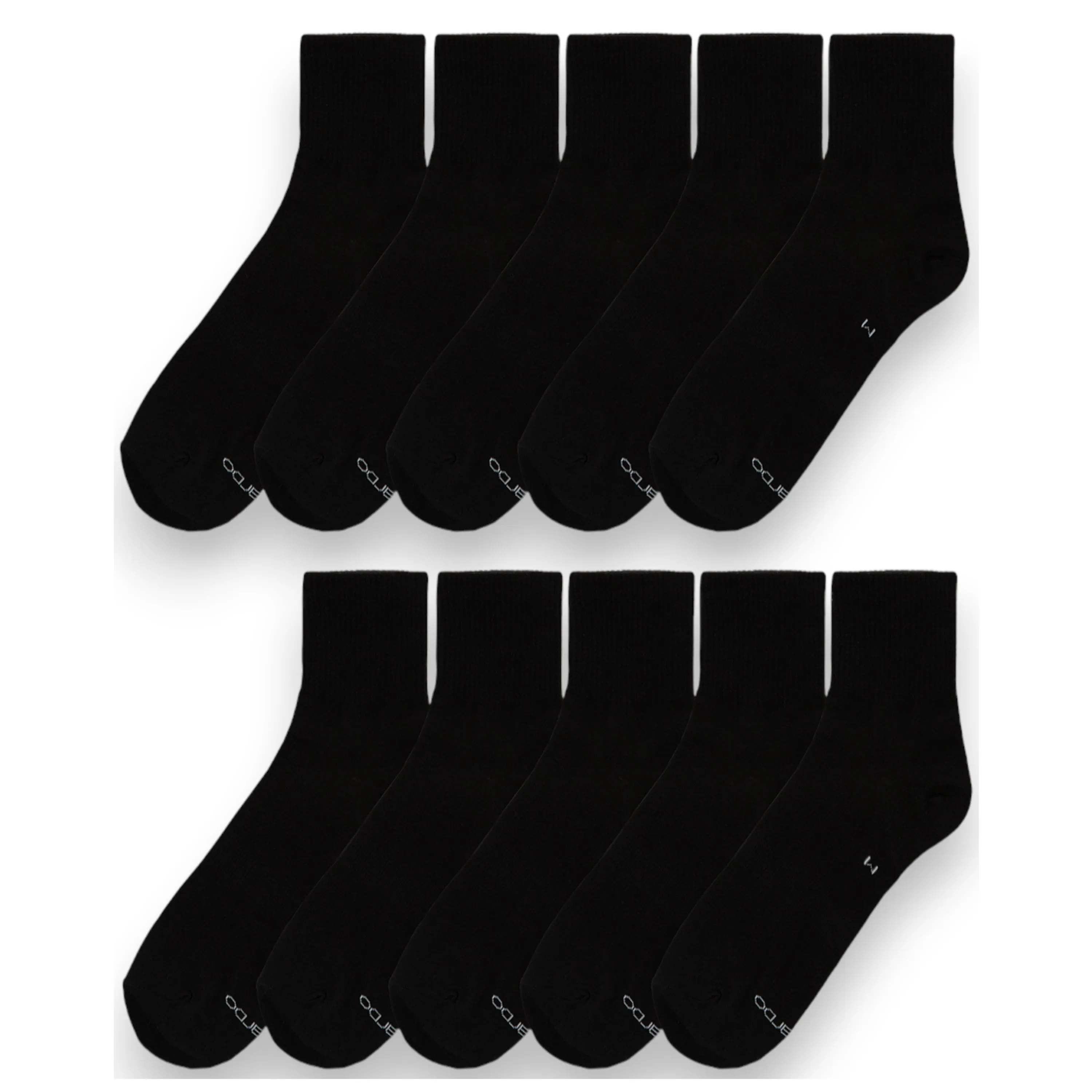 EDUARDO 10 Pair Men and Women Ankle Socks Casual Cotton Classic Crew Socks Multipack