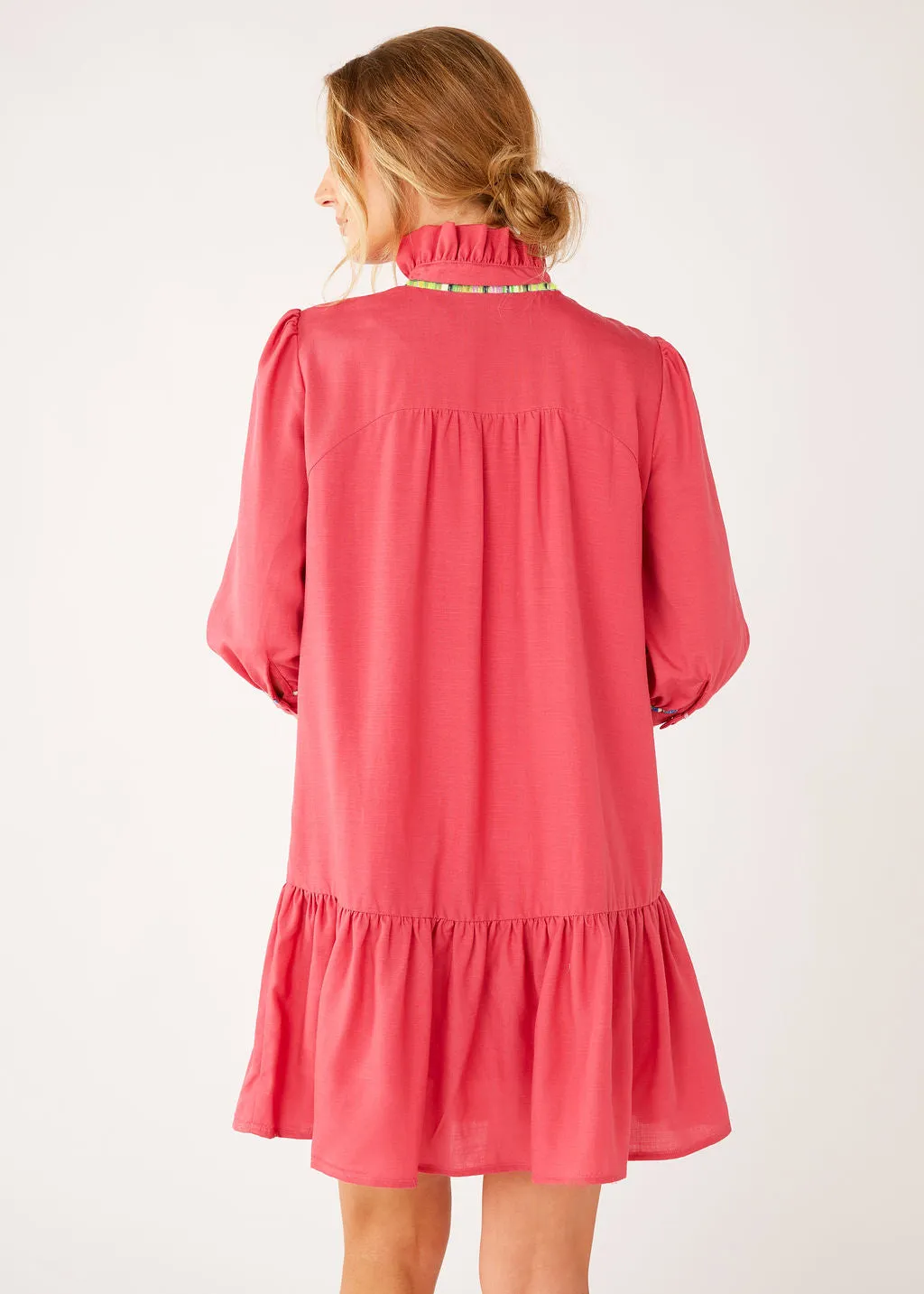 Emmerson Dress Pink Linen