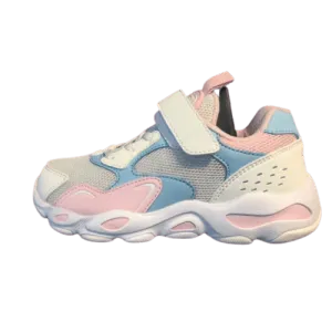 Erke Jogging Shoes Kids-Girls Running Cream White/Pink 64120120064-001