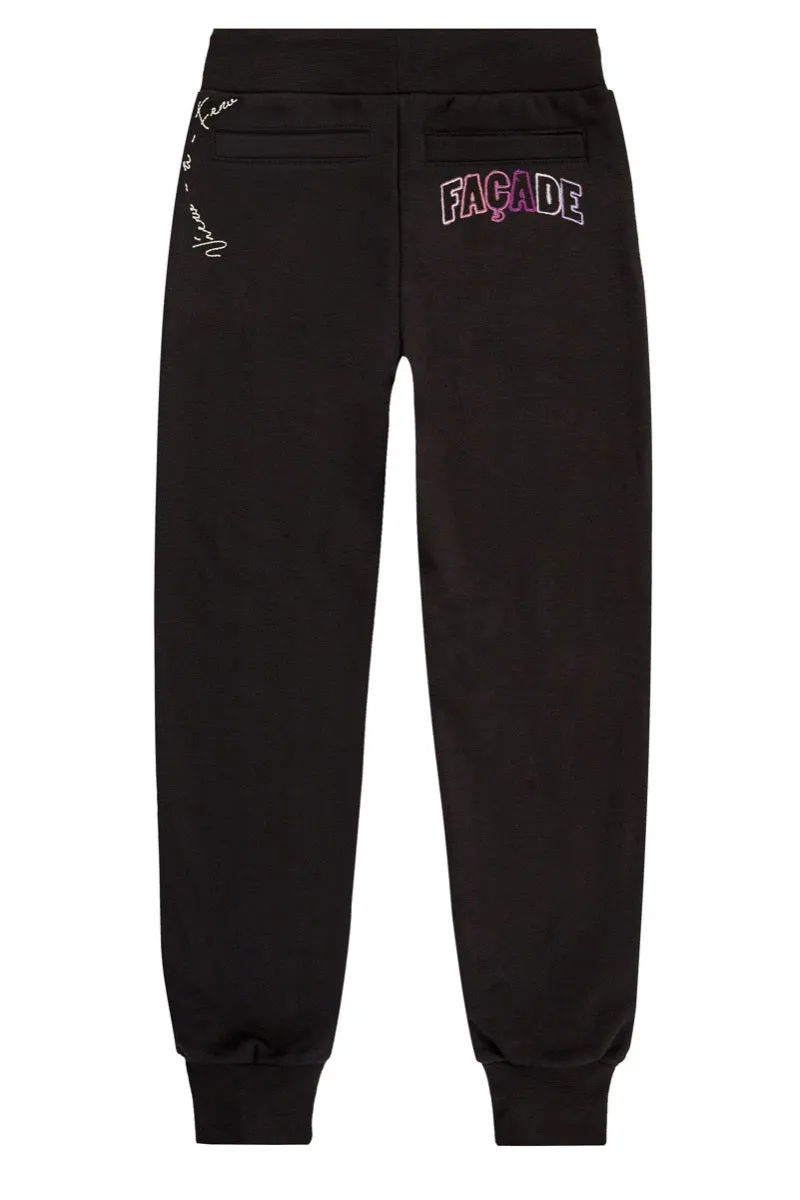 Facade Street Jogging Pants | BLACK