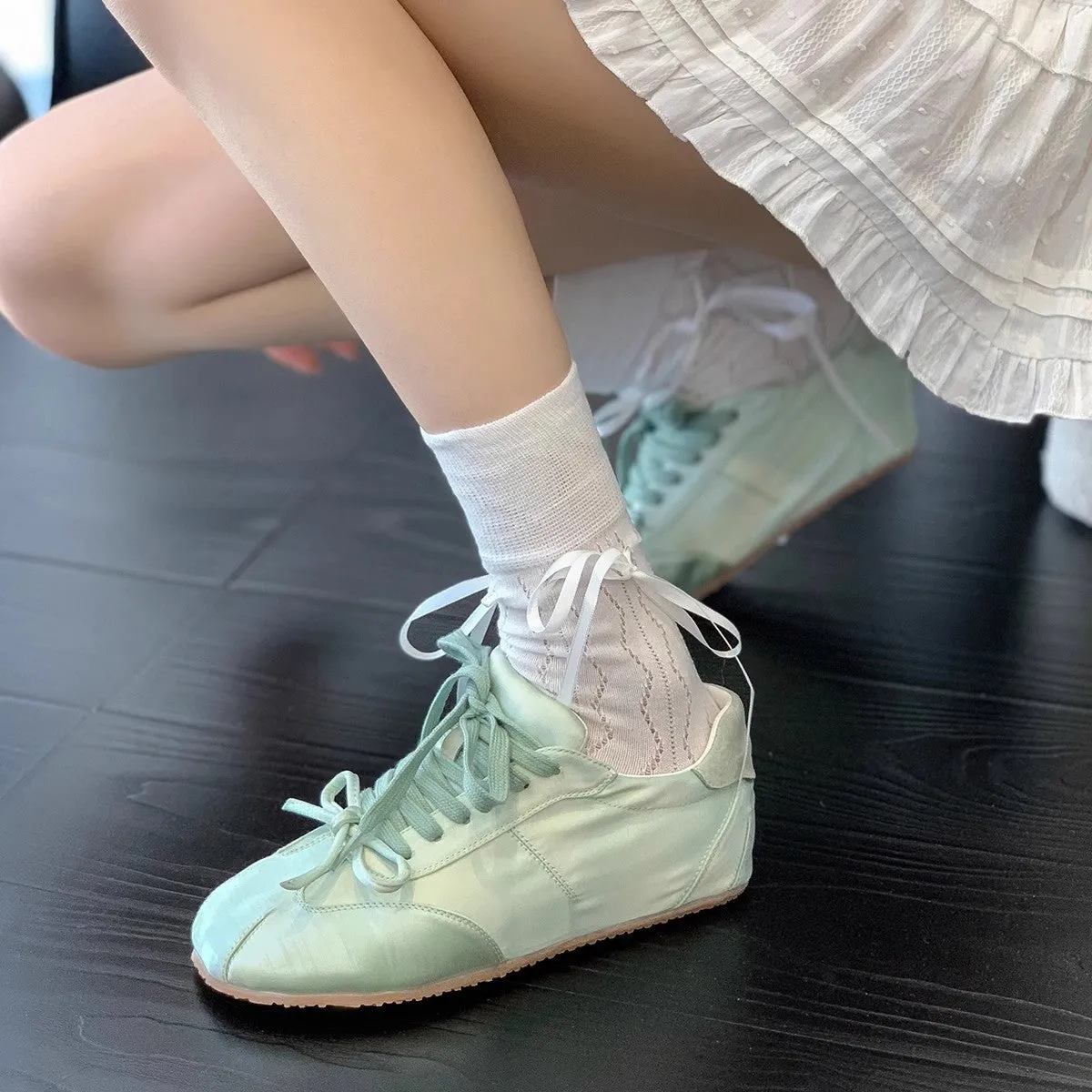 Fashionable Macaron Color Ballet Flats