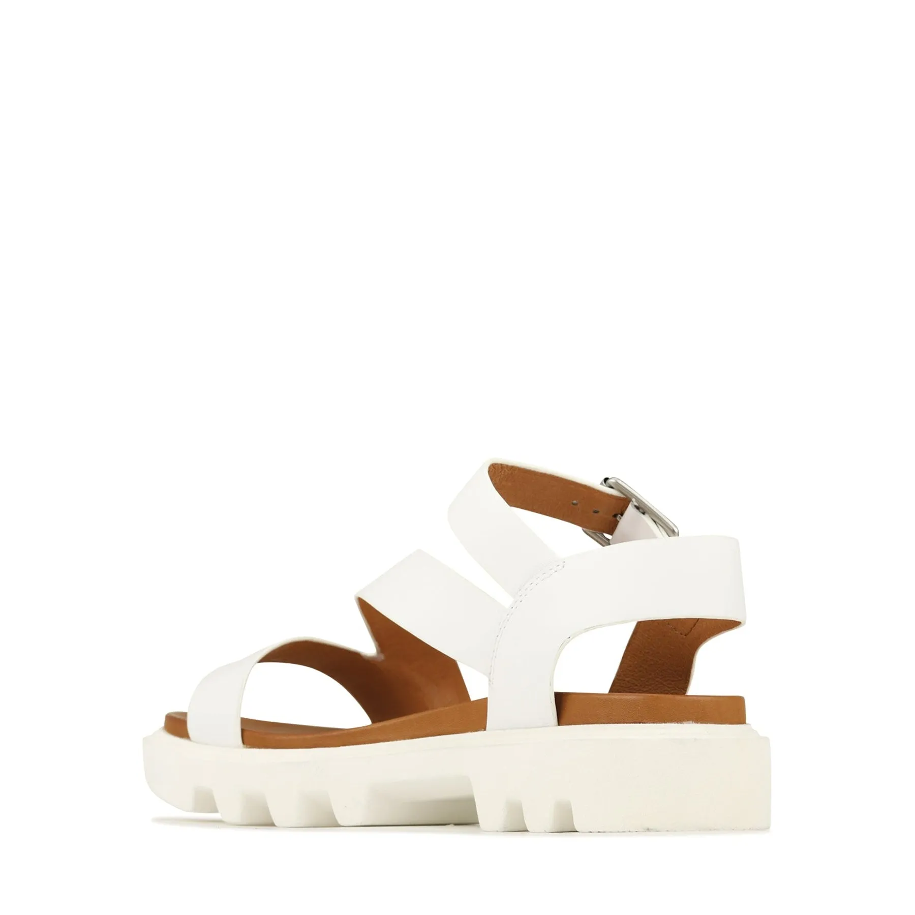 FLIGHER PLATFORM SANDALS LEATHER