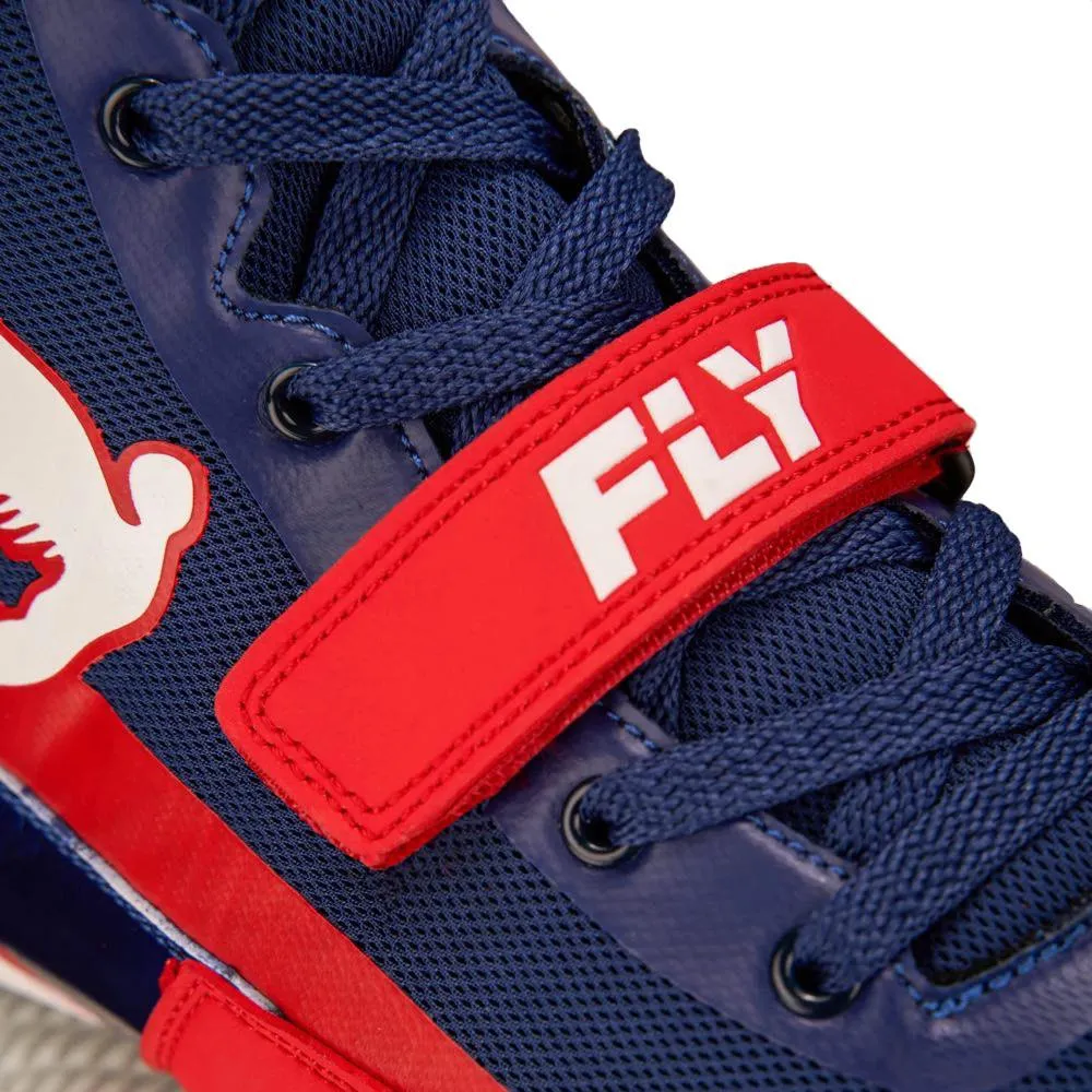 Fly Storm Boxing Boots - Blue/Red