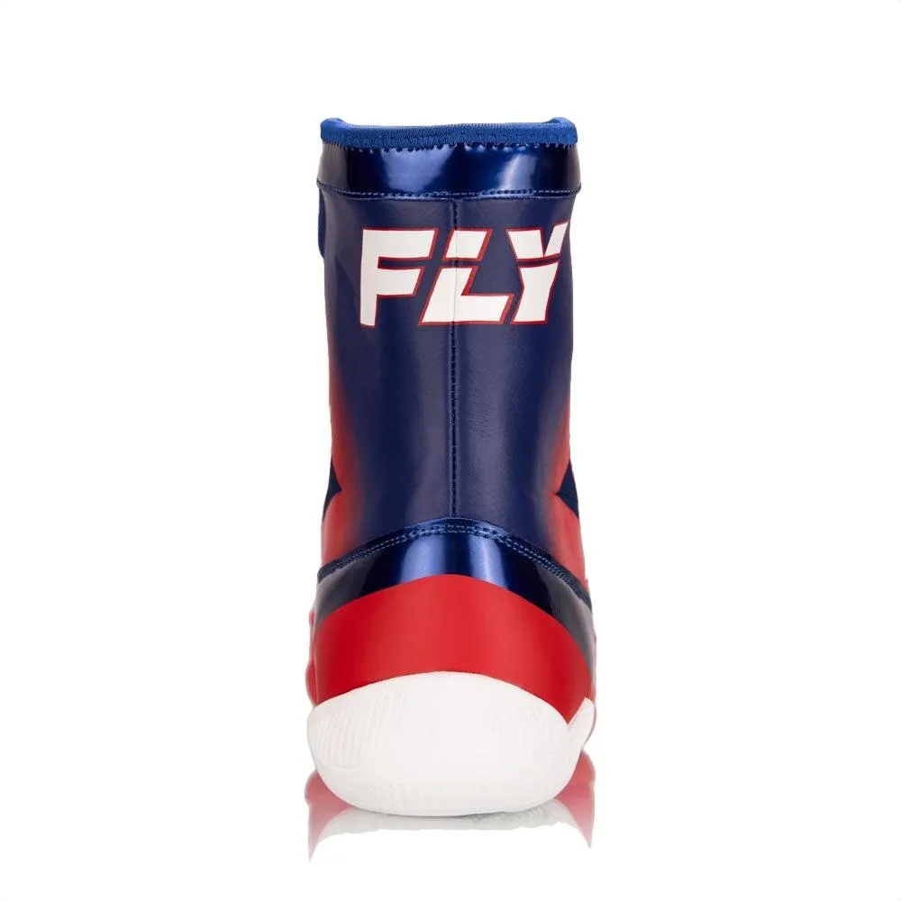 Fly Storm Boxing Boots - Blue/Red