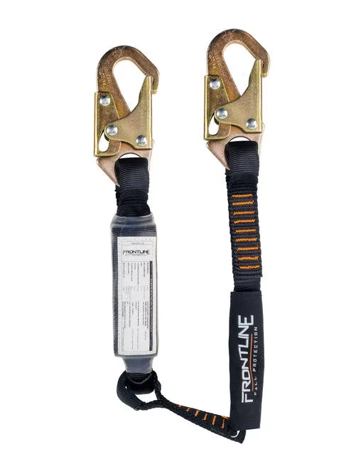 Frontline LIS31S Combat 3' Single Leg Snaphook Lanyard with Internal Shock Absorber