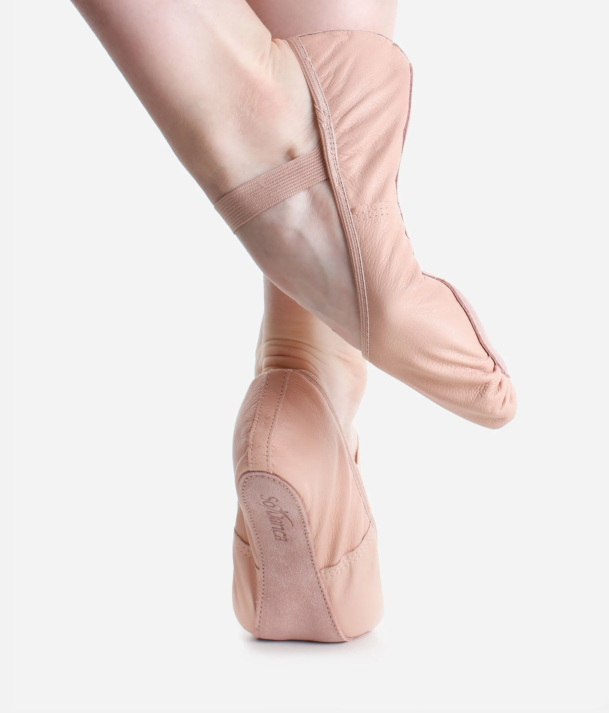 Full Sole Leather Ballet Shoes - SD69 L