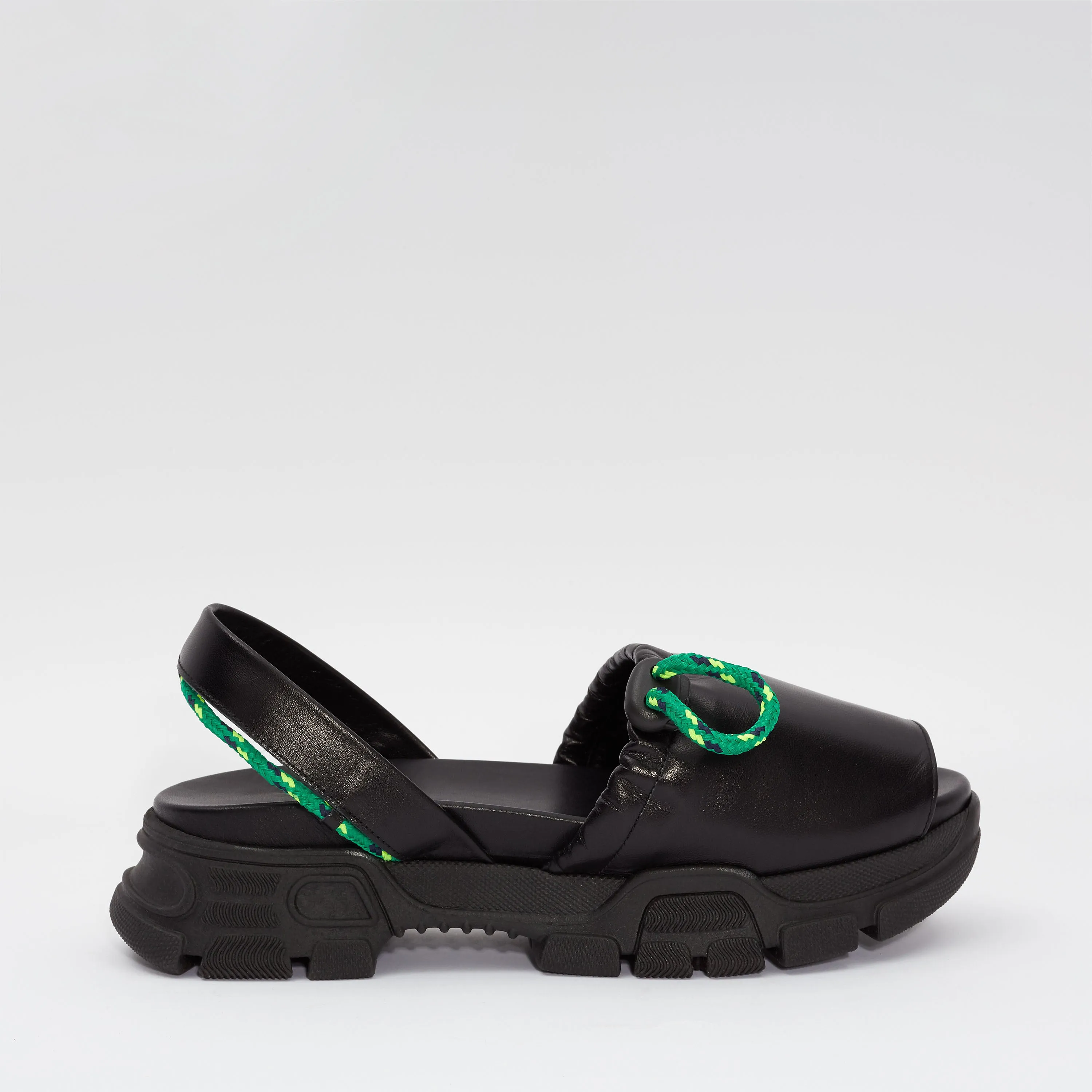 GOYA Black Laces Sporty Sandal