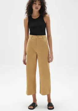 Hana Twill Pant Biscuit