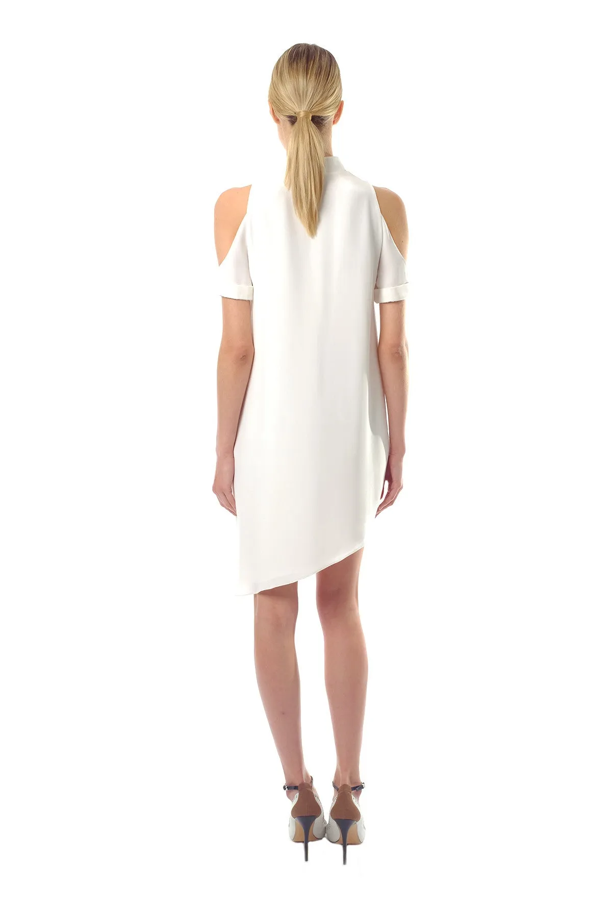 Heather Silk Crepe Dress