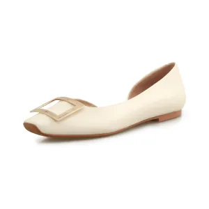 Joey Square Toe Ballet Flats