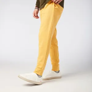 Jogging homme en molleton jaune