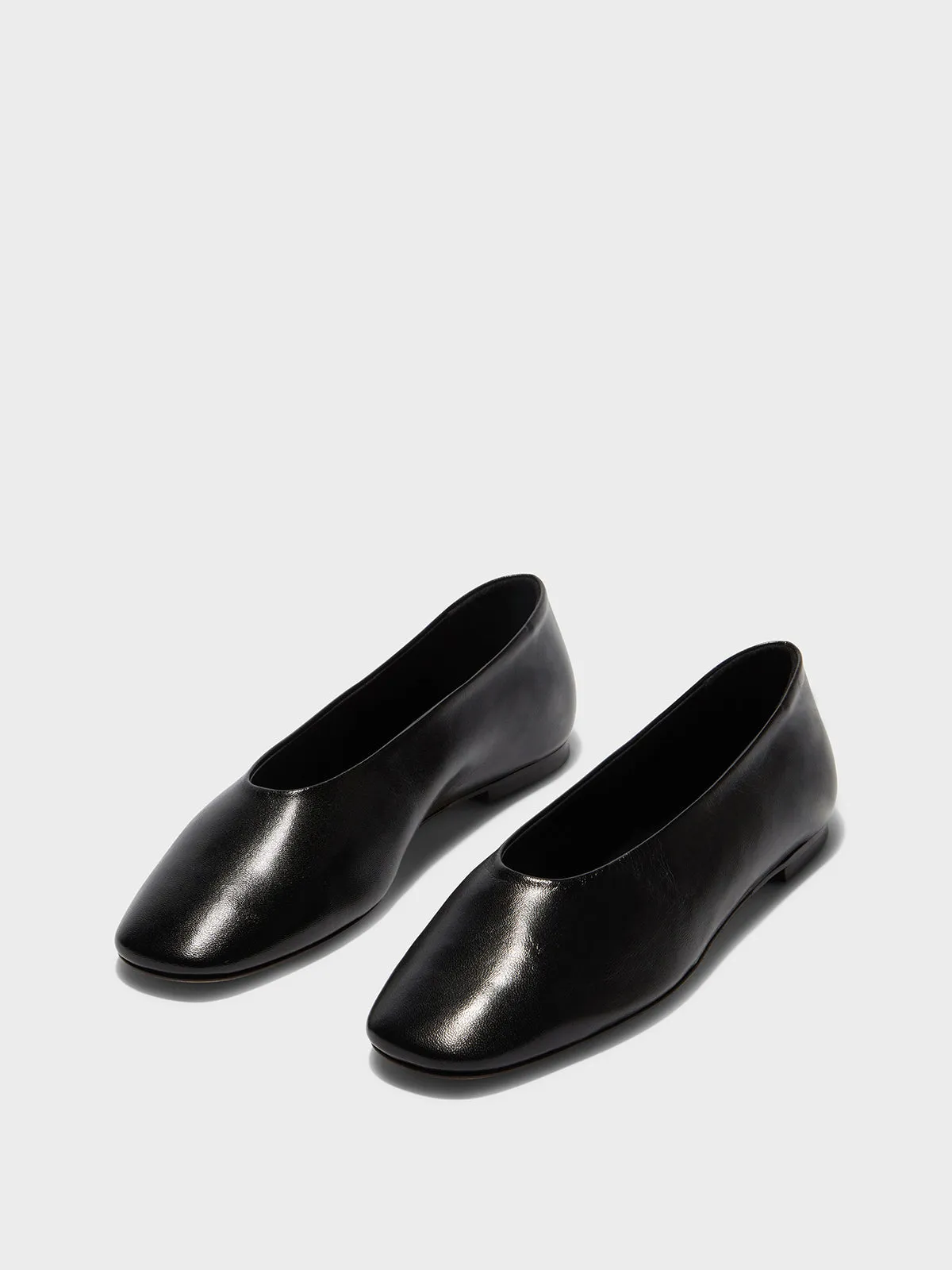 Kirsten Leather Ballet Flats