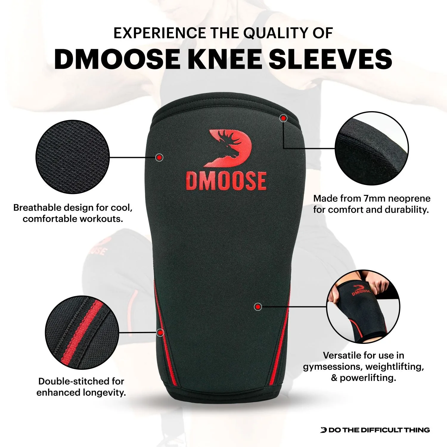 Knee Sleeves - Elevate Your Weightlifting & Powerlifting Performance