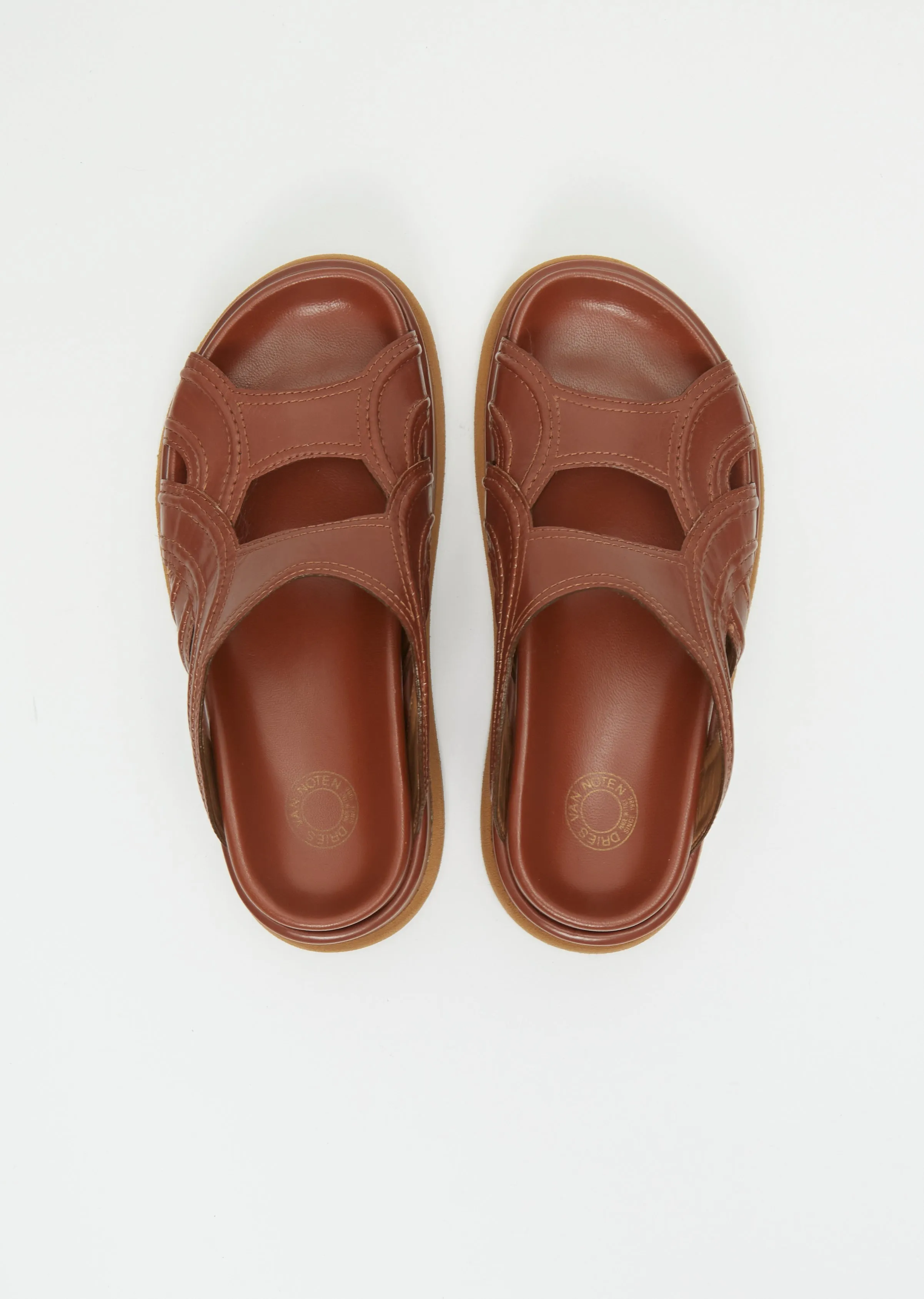 Leather Sandal — Tan