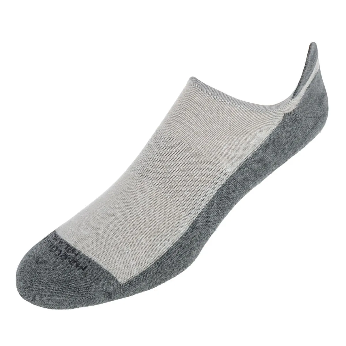 Men's Cushioned BiColor Invisible Sneaker Sock (1 Pair)