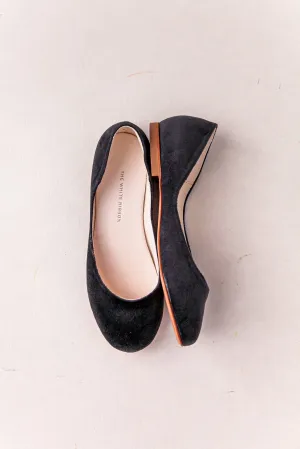 MILA BALLET FLATS – CHARCOAL GREY