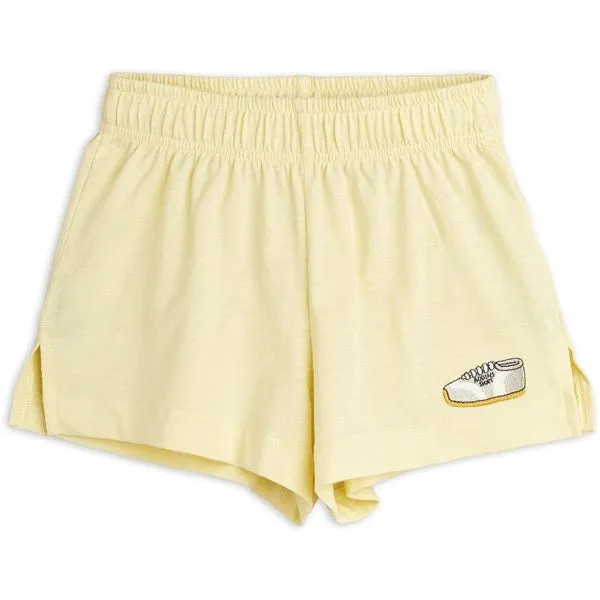 Mini Rodini Yellow Jogging Emb Shorts