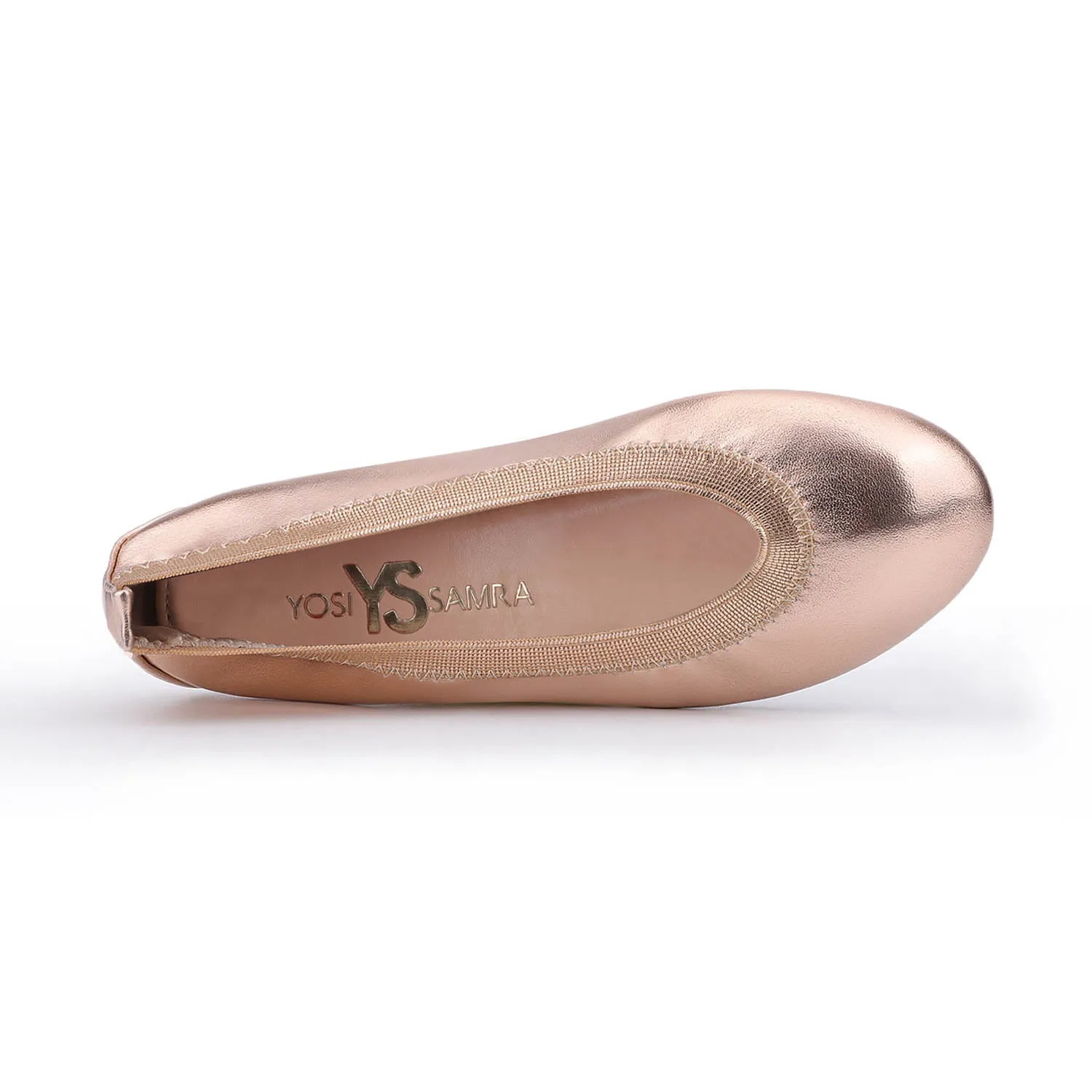 Miss Samara Ballet Flat in Rose Gold - Kids