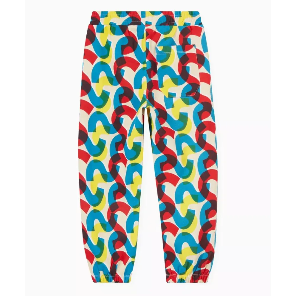 Monogram Print Jogging Pants