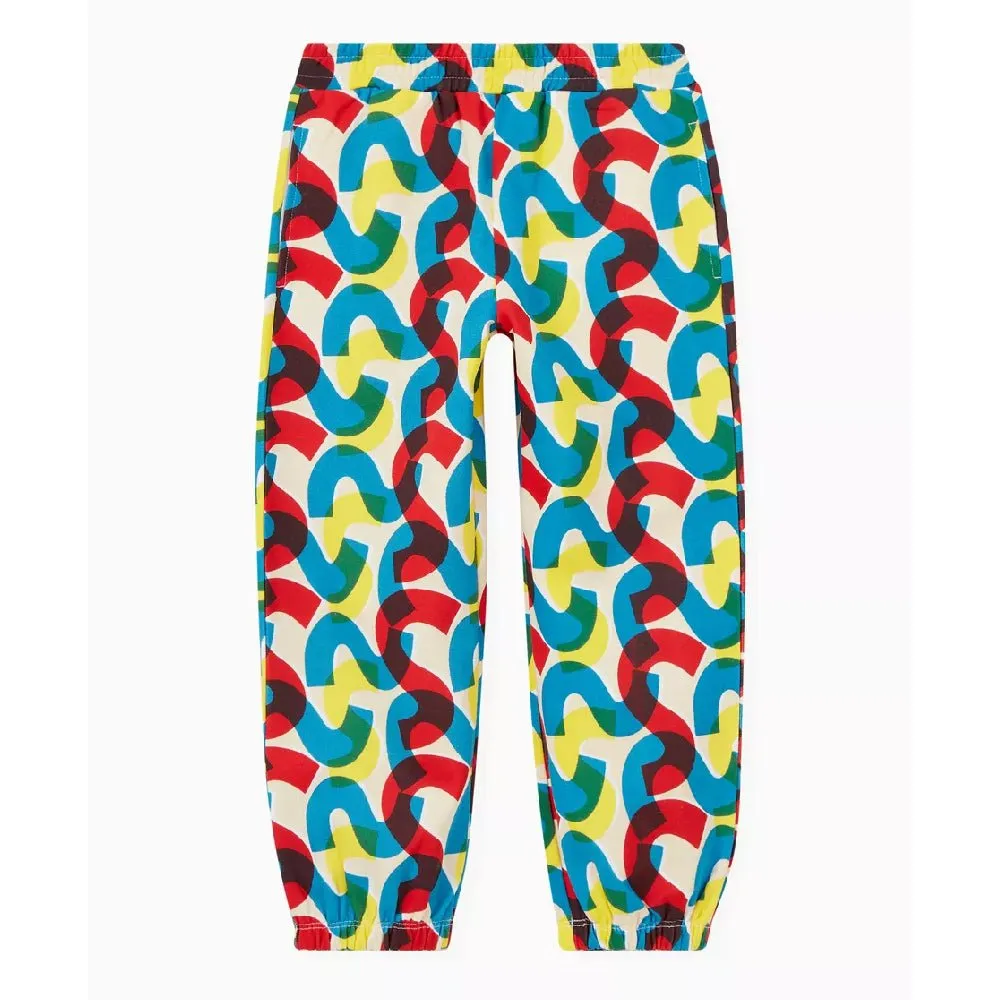 Monogram Print Jogging Pants