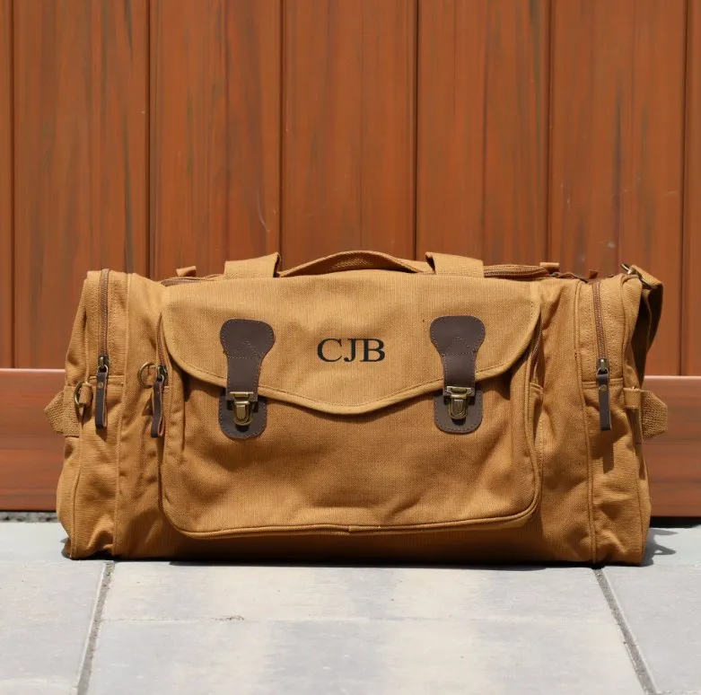 Monogrammed Duffle Bag