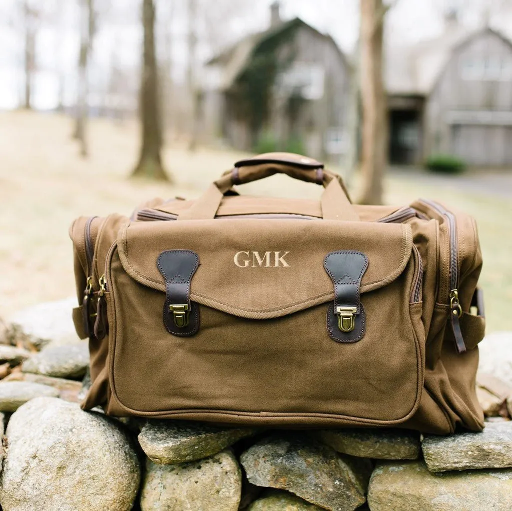 Monogrammed Duffle Bag