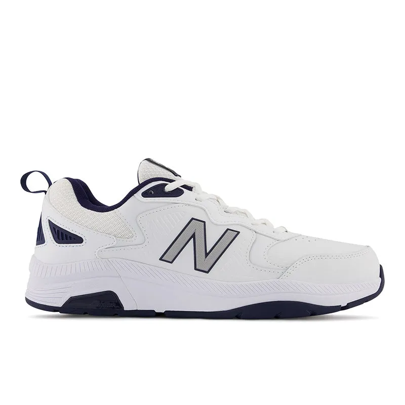 MX857v3 - White with Navy and Rain Cloud - Men's