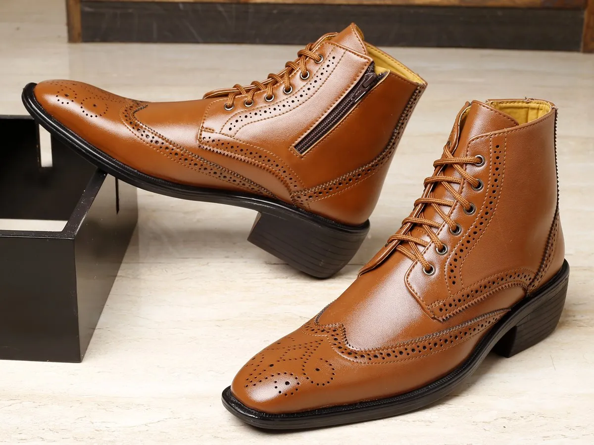 New Stylish And Comfortable Formal Office Wear Height Increasing Boots