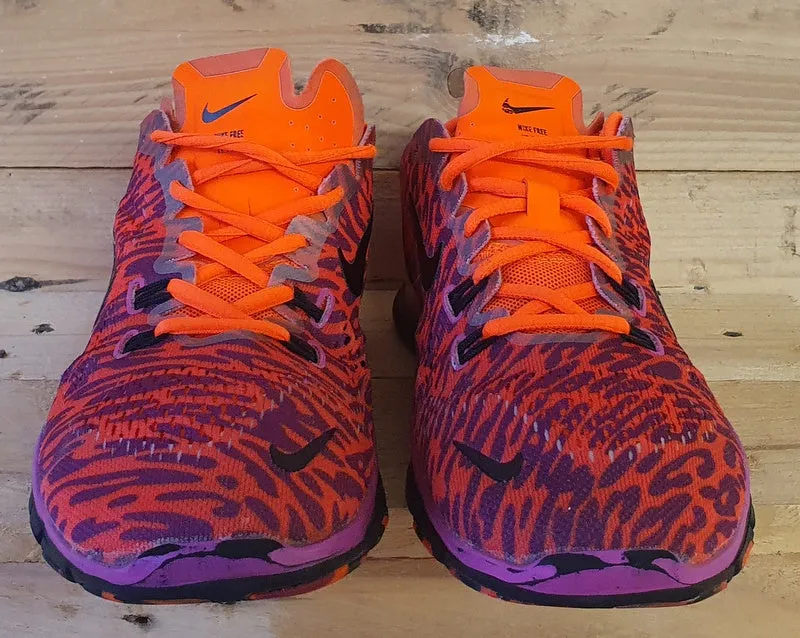 Nike Free 5.0 TR Fit 4 Trainers 647564-500 Orange/Purple/Black UK5/US7.5/E38.5