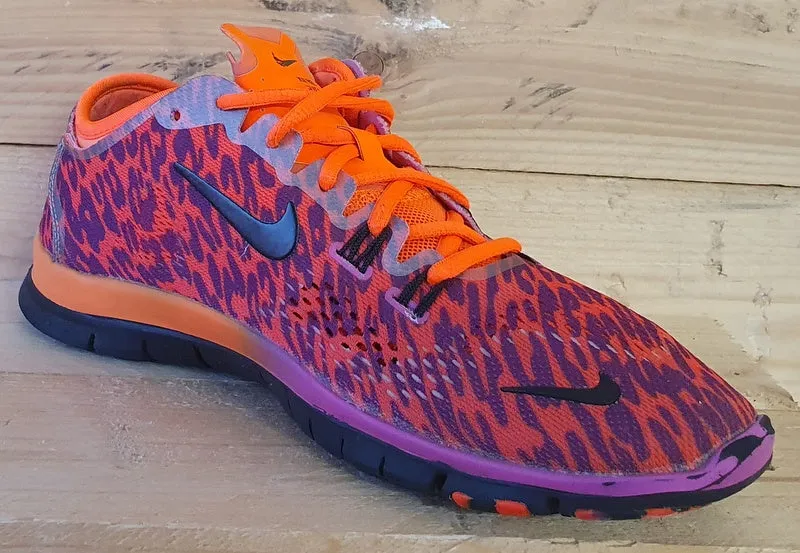 Nike Free 5.0 TR Fit 4 Trainers 647564-500 Orange/Purple/Black UK5/US7.5/E38.5