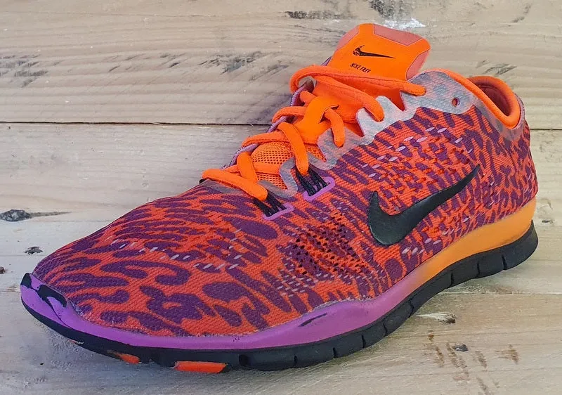 Nike Free 5.0 TR Fit 4 Trainers 647564-500 Orange/Purple/Black UK5/US7.5/E38.5