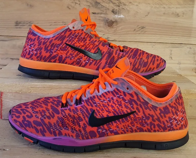 Nike Free 5.0 TR Fit 4 Trainers 647564-500 Orange/Purple/Black UK5/US7.5/E38.5