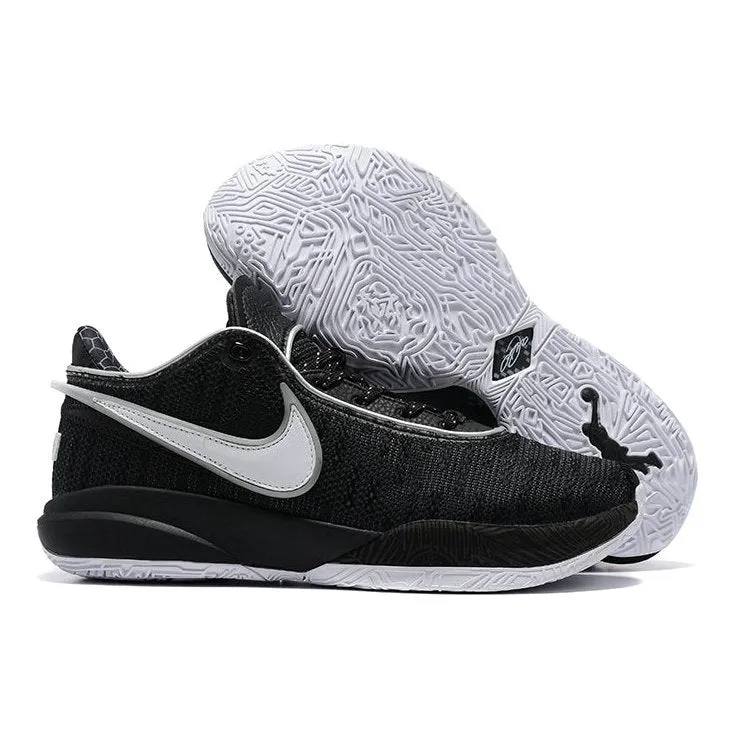 NIKE LEBRON 20 x BLACK WHITE