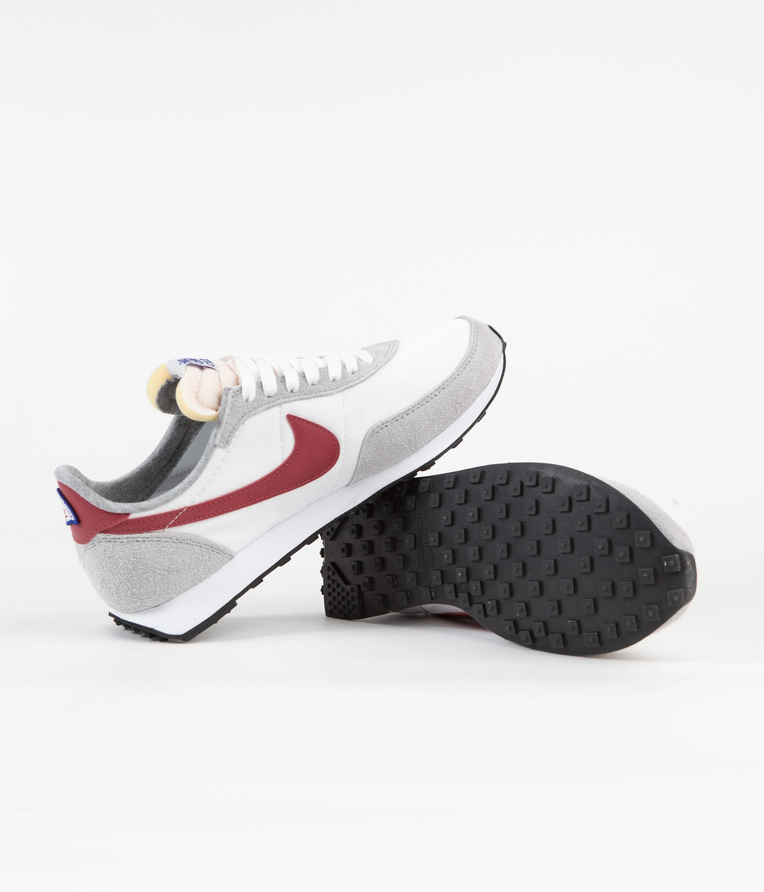 Nike Waffle Trainer 2 Shoes - White / Gym Red - Light Smoke Grey - Hyper Royal