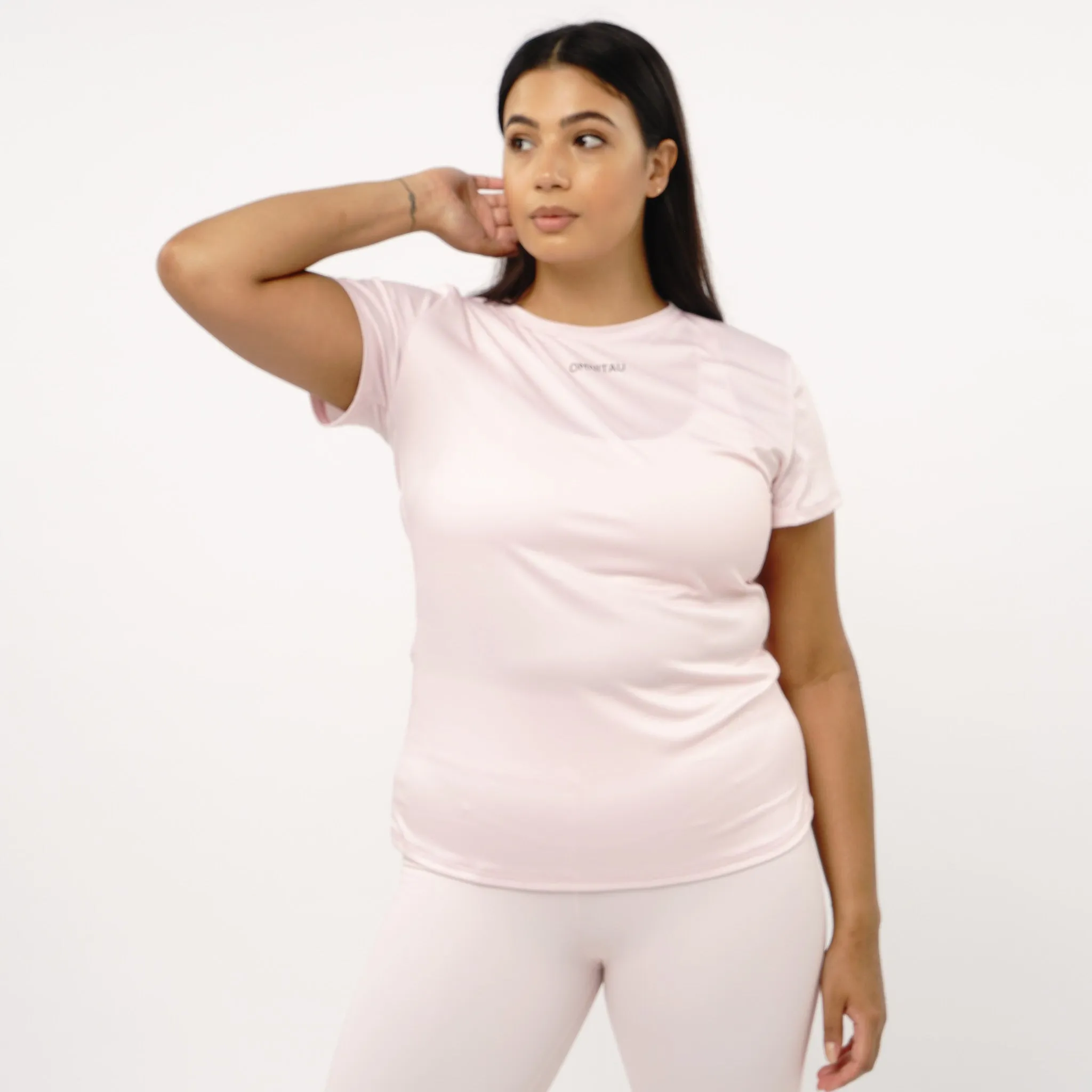 Omnitau Women's Inspire Performance Crew Neck Short Sleeve T-Shirt - Pink