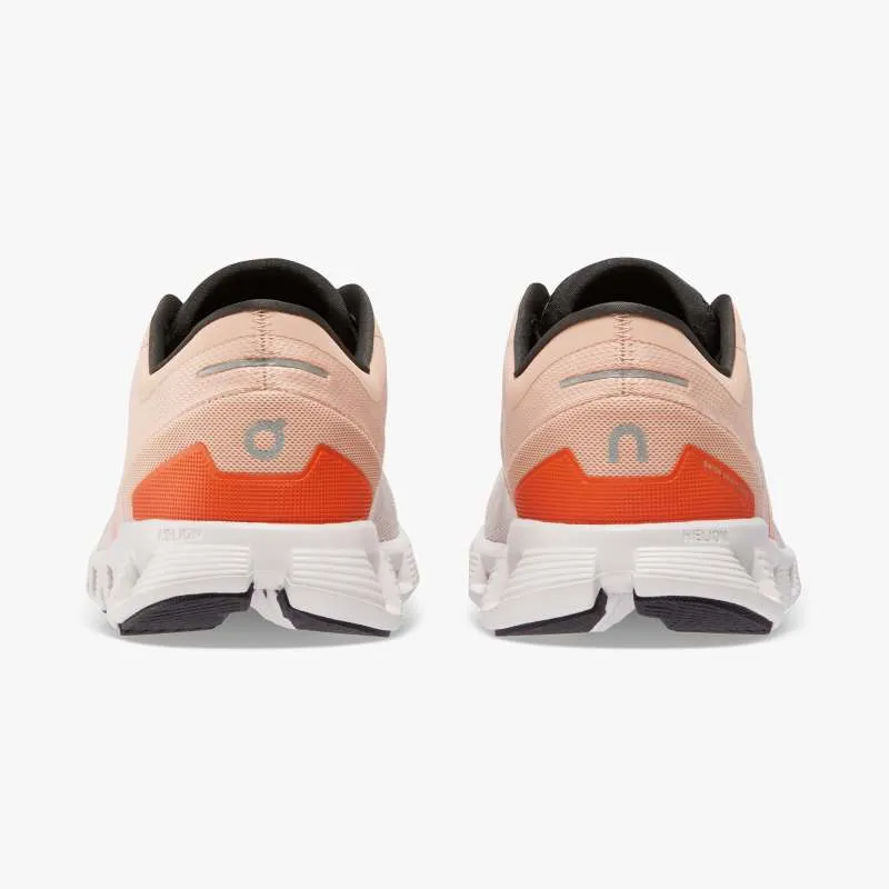 'On Running' Women's Cloud X 3 - Rose / Sand