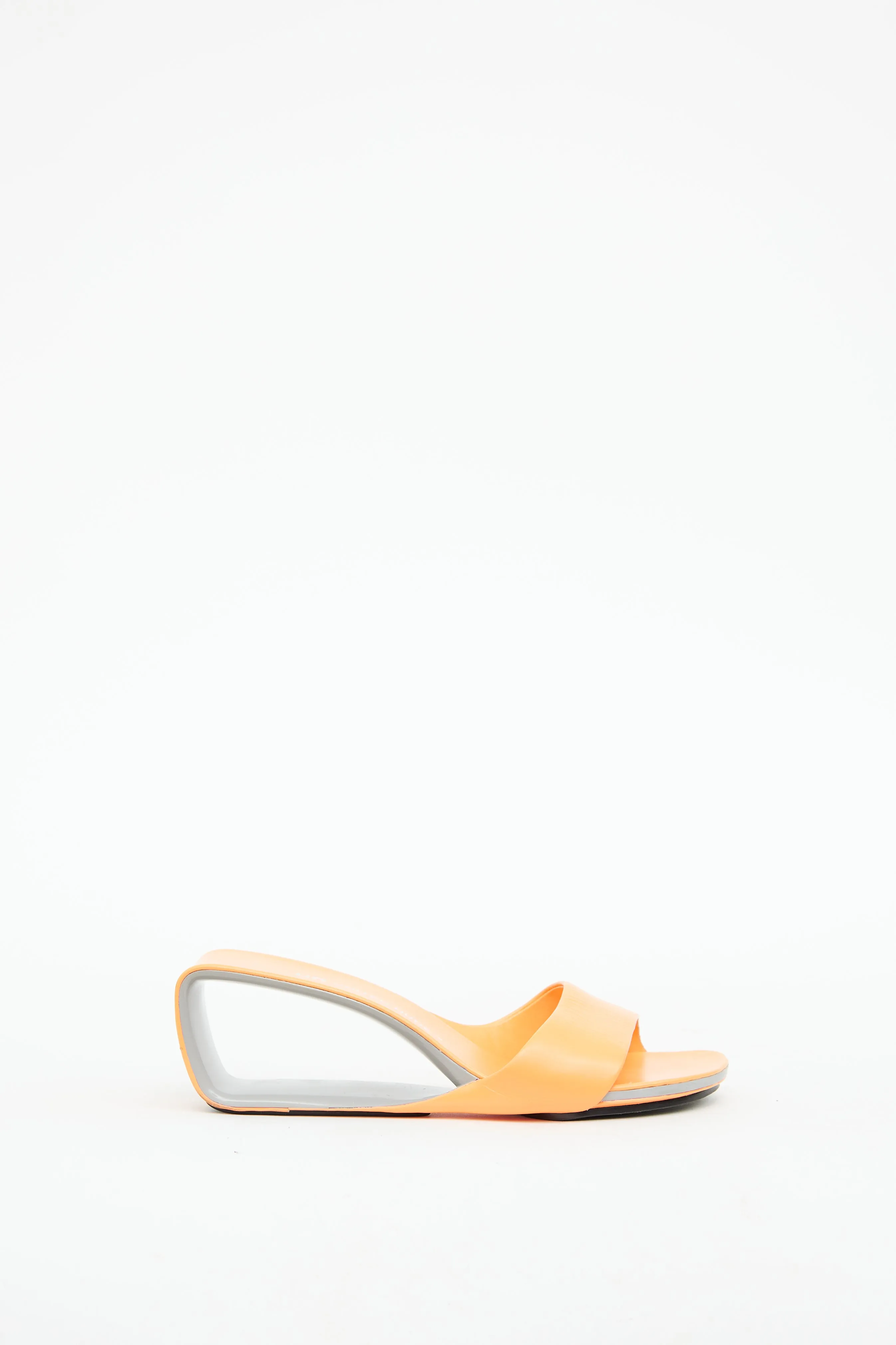 Orange Cut Out Mobius Sandal