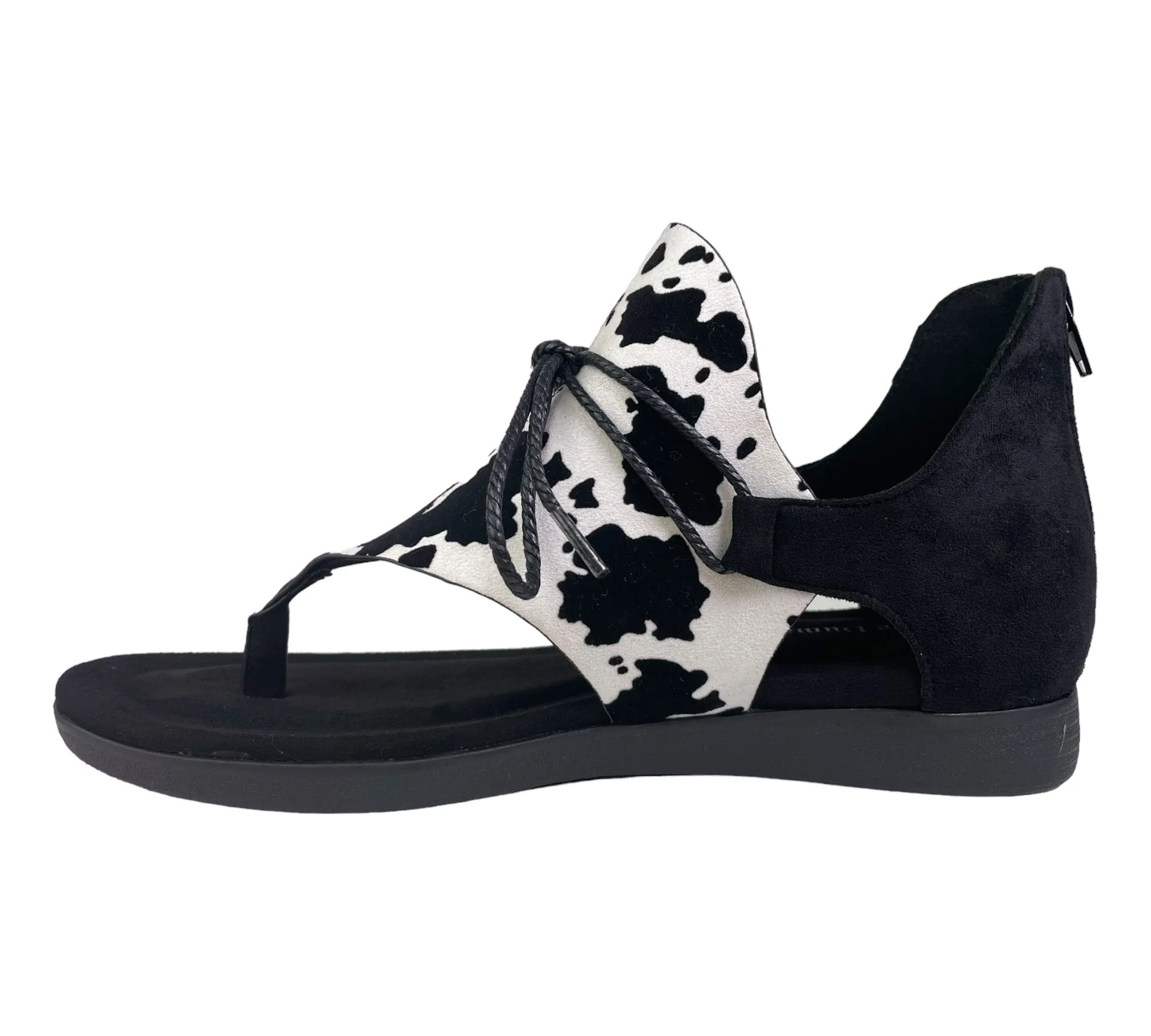 Pierre Dumas Kori 11 Sandal in Black & White