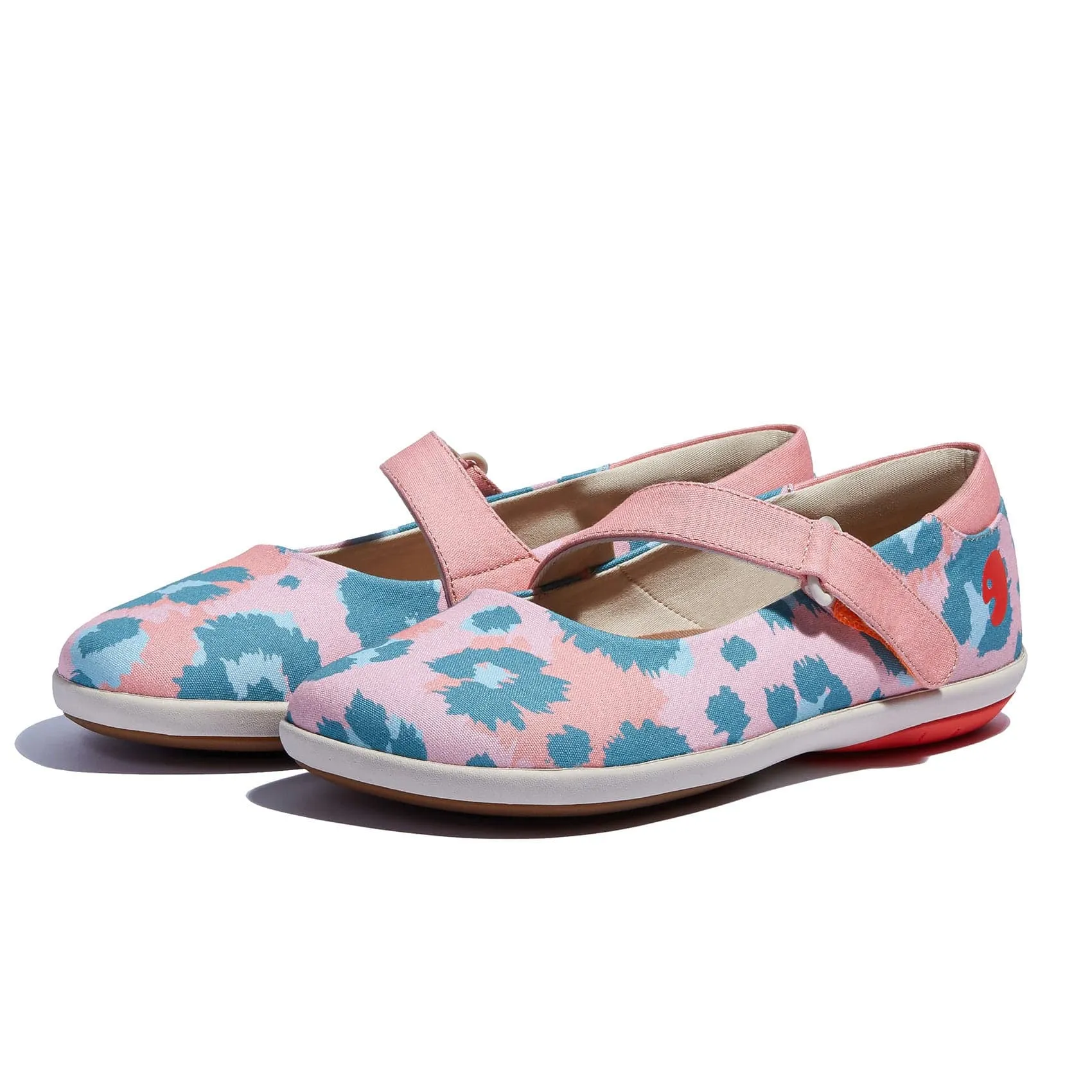 Pink Blue Leopard Illetes III Women