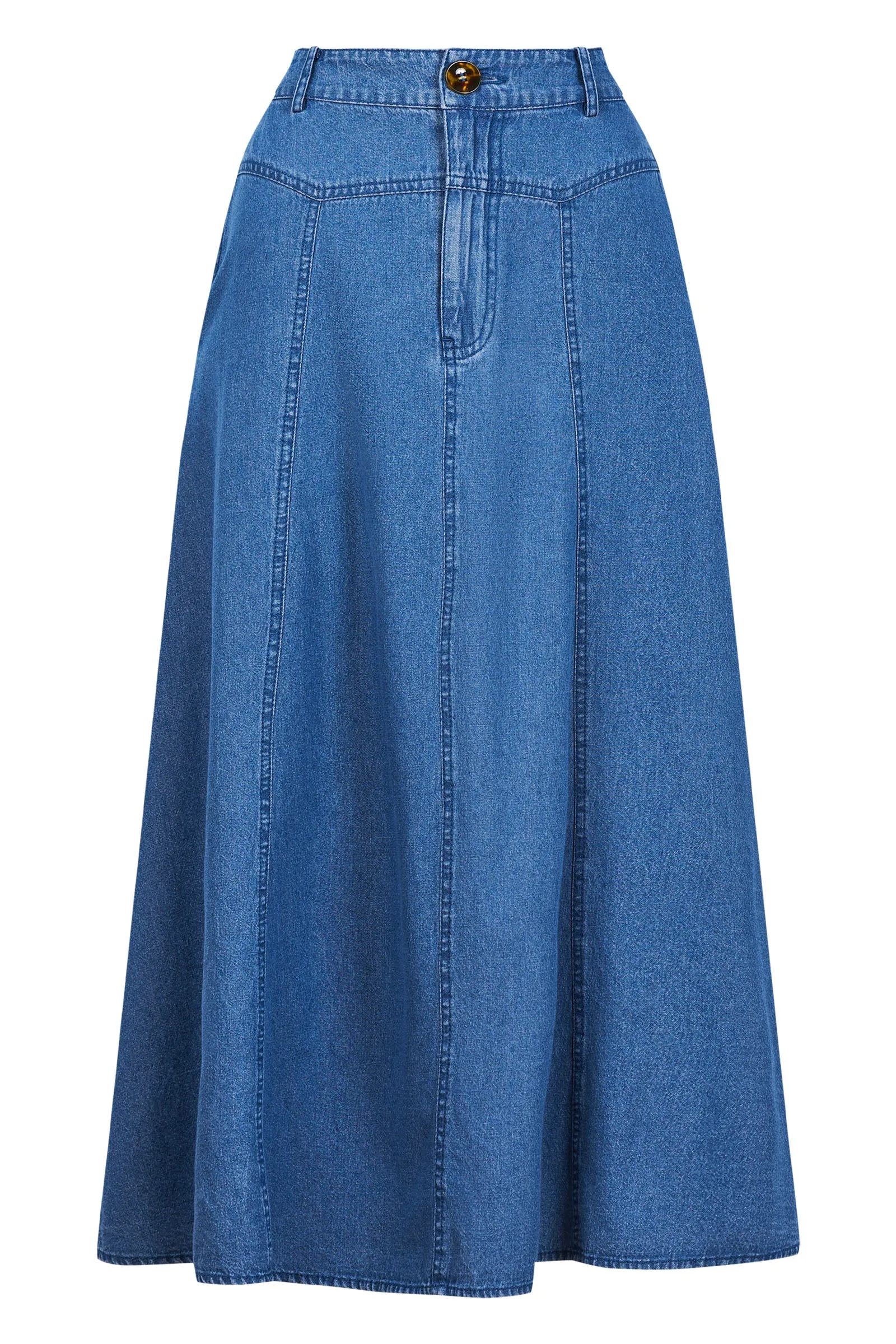 Playa Midi Skirt - Denim